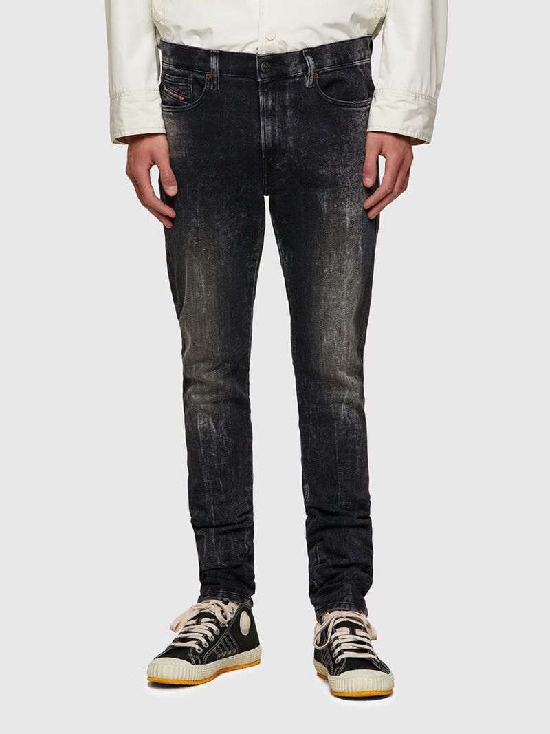 Jeans Skinny Diesel D-Amny 009px Homem - Pretas/Cinzentas Escuro ECJWY-2309